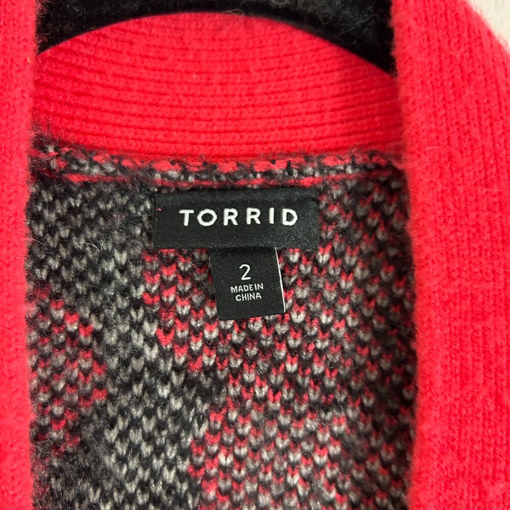 Torrid Pink Leopard Print Button Front Cardigan 2… - image 5